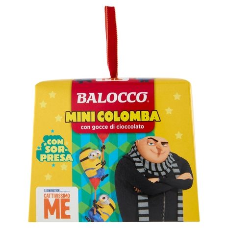 Balocco MiniColomba con gocce di cioccolato minions 100 g