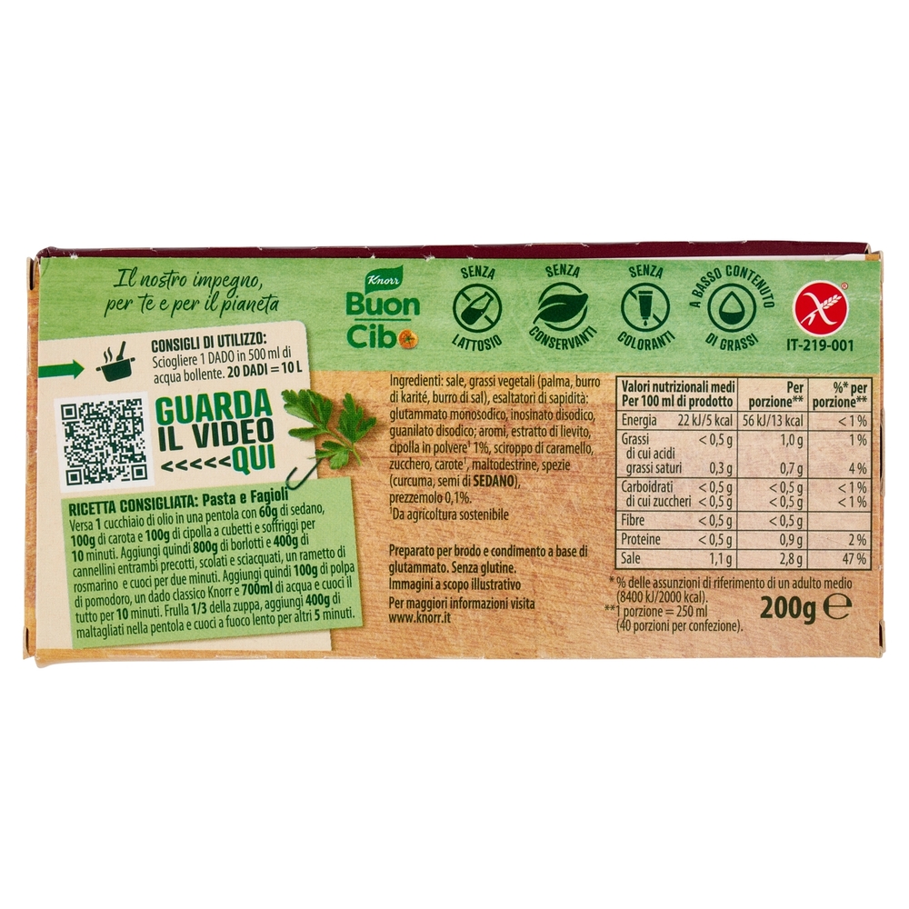 Knorr Classico 20 Dadi 200 g