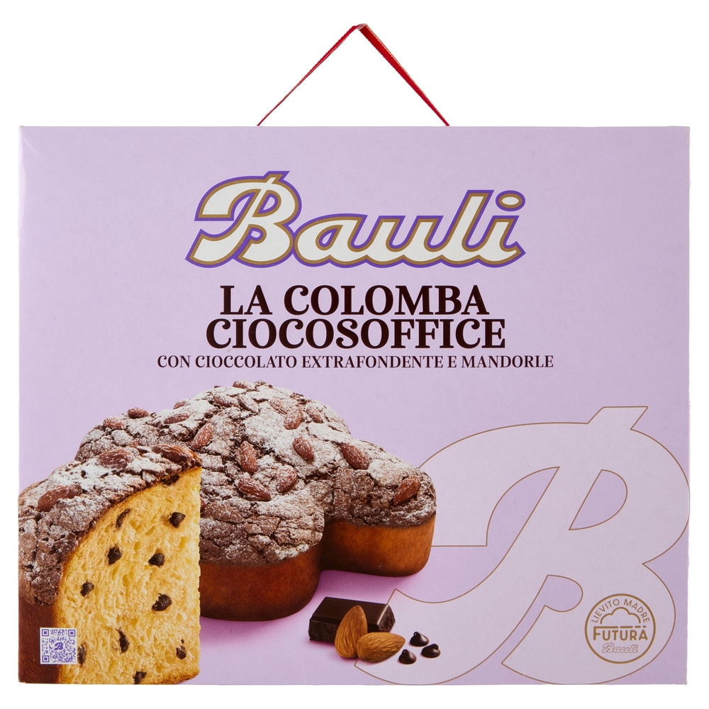 Bauli CiocoSoffice la Colomba Cioccolato Extrafondente e Mandorle 750 g