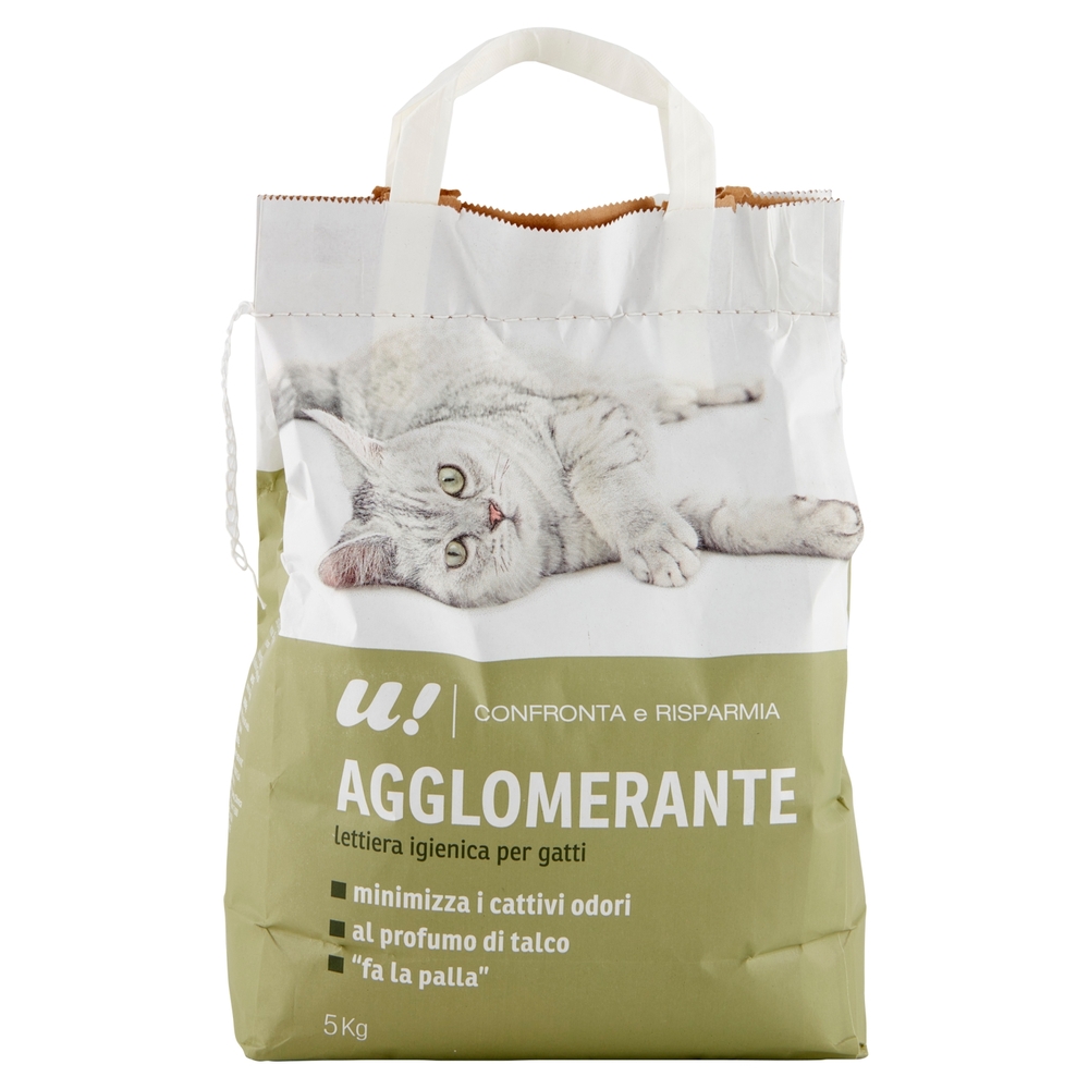 Lettiera Igienica per Gatti Agglomerante U! Confronta e Risparmia