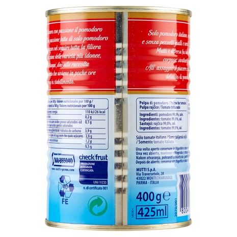 Mutti Polpa di Pomodoro 400 g