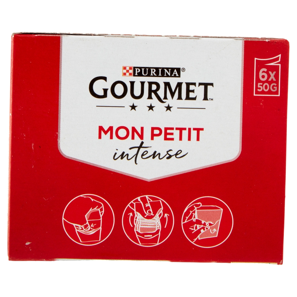 PURINA GOURMET Mon Petit Filettini Intense cotti in Salsa (Manzo / Agnello / Vitello) 6x50g