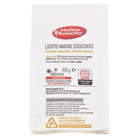 Molino Rossetto Lievito Madre Essiccato 100 g