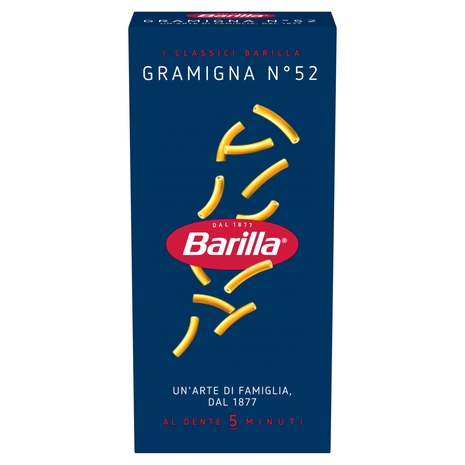 Barilla Pasta Gramigna n.52 100% grano italiano 500 g