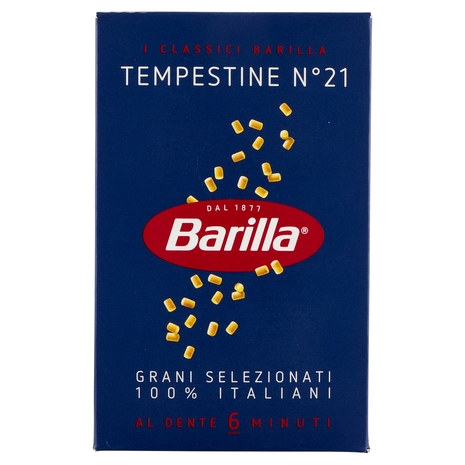 Barilla Pasta Tempestine n.21 100% grano italiano 500 g