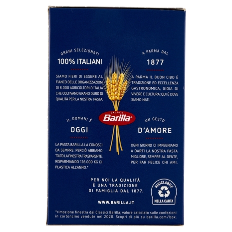 Barilla Pasta Tempestine n.21 100% grano italiano 500 g