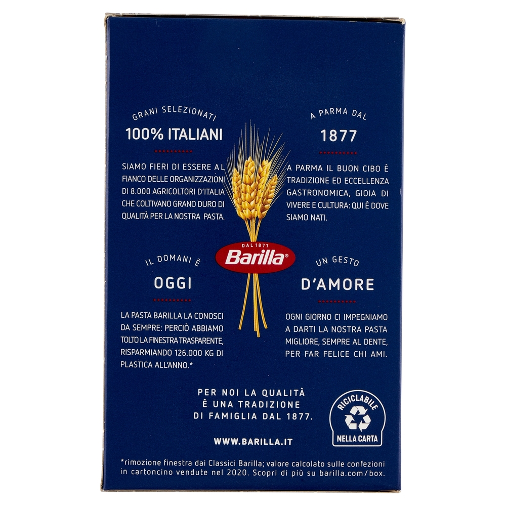 Barilla Pasta Tempestine n.21 100% grano italiano 500 g