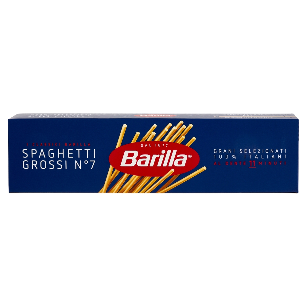 Barilla Pasta Spaghetti Grossi n.7 100% grano italiano 500 g