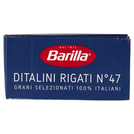 Barilla Pasta Ditalini Rigati n.47 100% Grano Italiano 500g