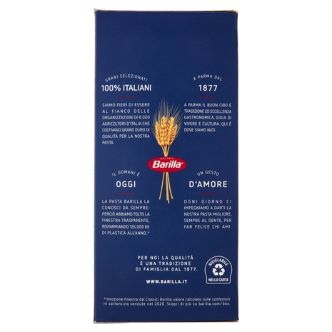 Barilla Pasta Ditalini Rigati n.47 100% Grano Italiano 500g