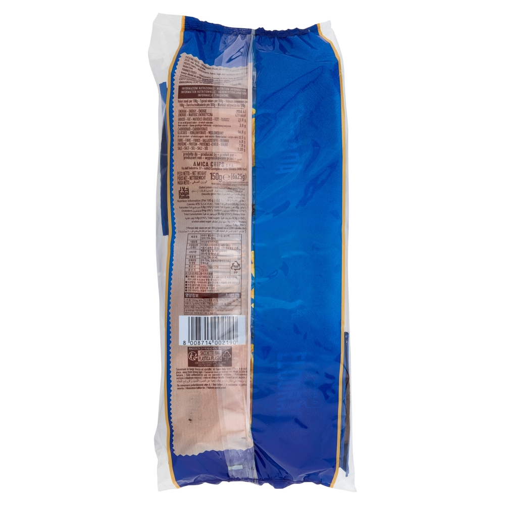 Amica Chips Eldorada Tradizionale 6 x 25 g