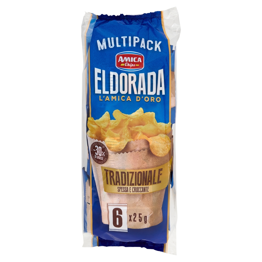 Amica Chips Eldorada Tradizionale 6 x 25 g