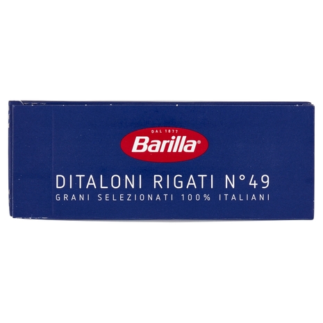 Barilla Pasta Ditaloni Rigati n.49 100% Grano Italiano 500g