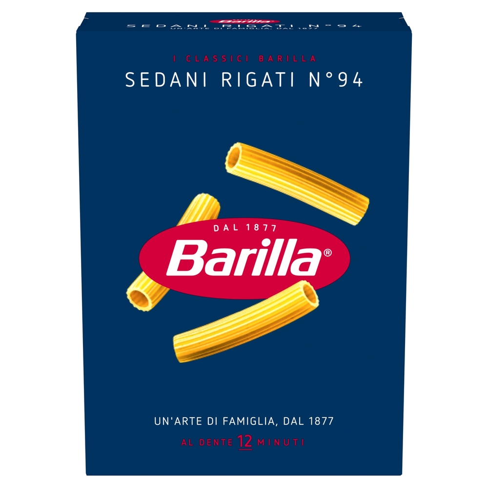 Barilla Pasta Sedani Rigati n.94 100% Grano Italiano 500g