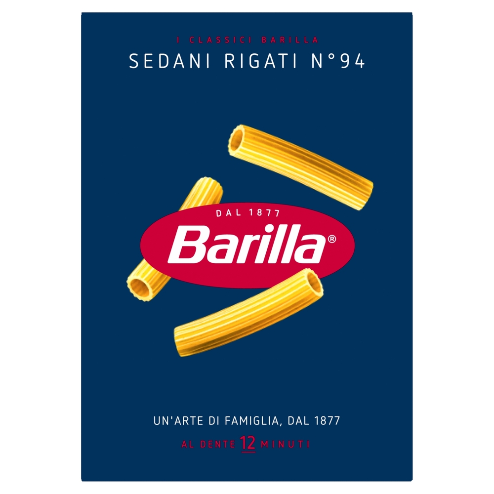 Barilla Pasta Sedani Rigati n.94 100% Grano Italiano 500g