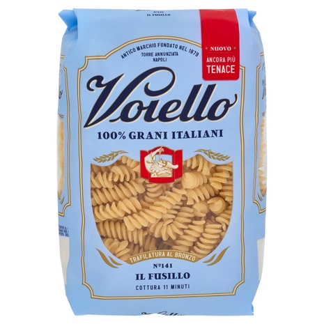 Voiello Pasta Il Fusillo N°141 grano Aureo 100% italiano Trafilata bronzo 500g