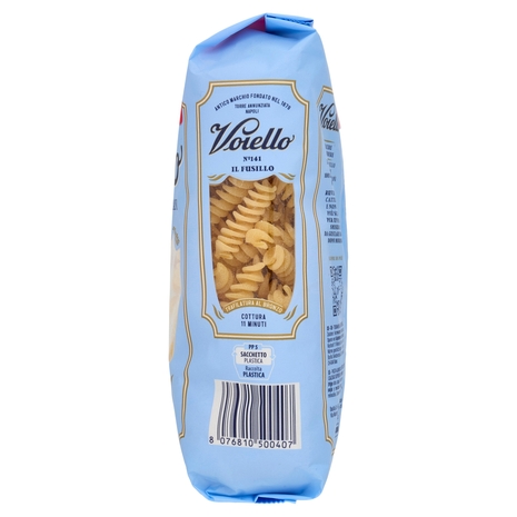 Voiello Pasta Il Fusillo N°141 grano Aureo 100% italiano Trafilata bronzo 500g