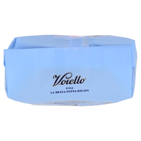 Voiello Pasta La Mezza Penna Rigata N°154 grano Aureo 100% italiano Trafilata bronzo 500g