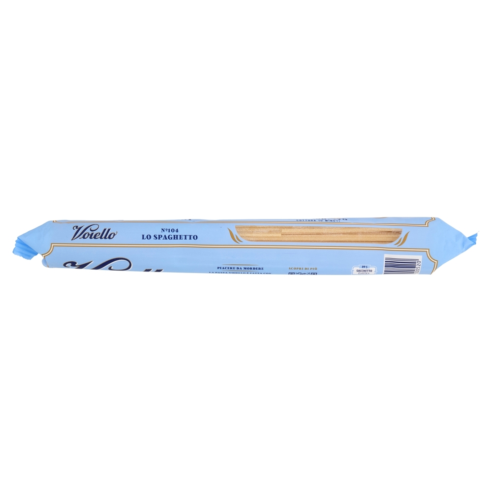 Voiello Pasta Lo Spaghetto N°104 grano Aureo 100% italiano Trafilata bronzo 500g