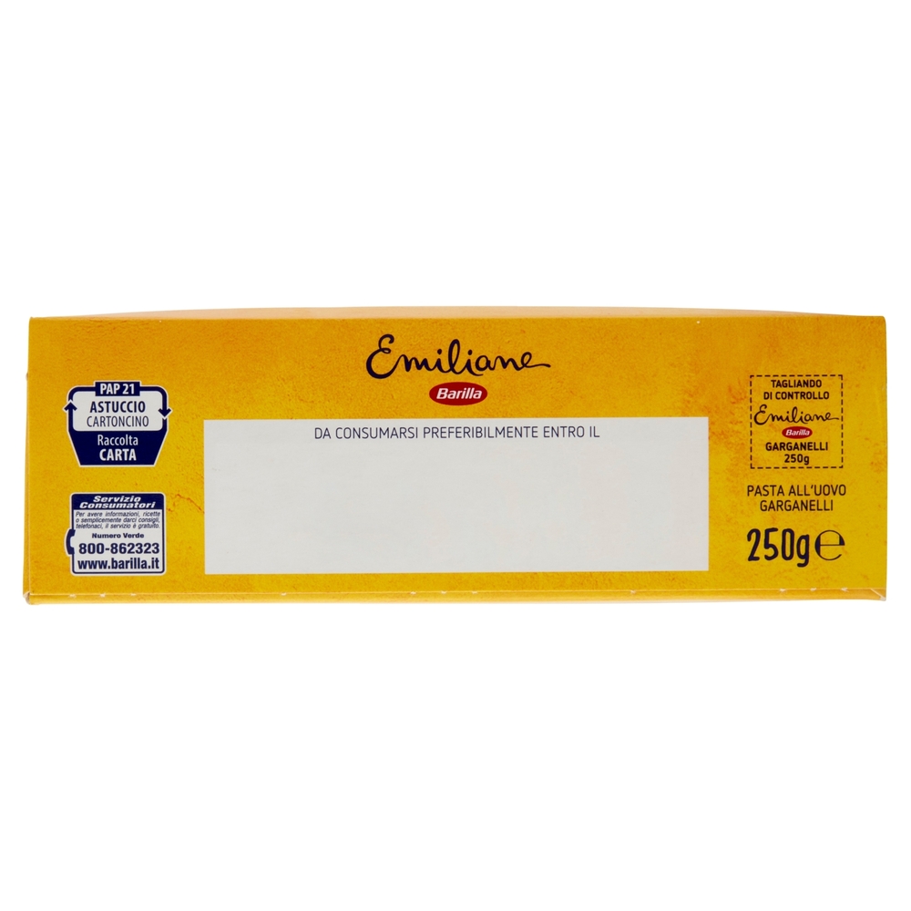Barilla Emiliane Garganelli all'Uovo 250g