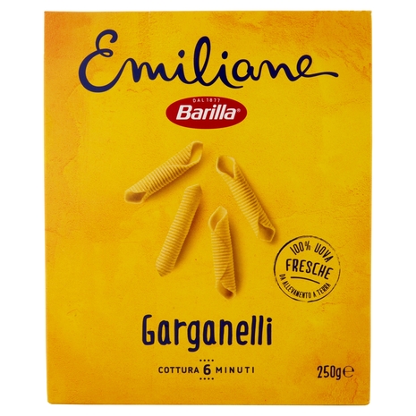 Barilla Emiliane Garganelli all'Uovo 250g