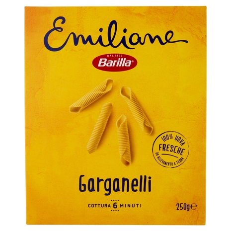 Barilla Emiliane Garganelli all'Uovo 250g