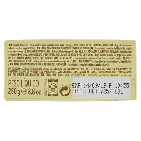 De Cecco Farfalline n° 695 all'Uovo 250 g