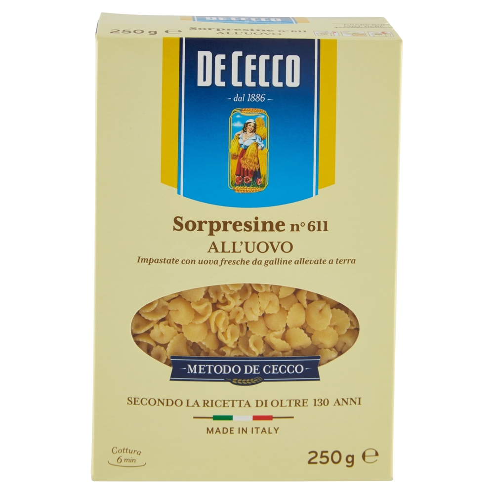 De Cecco Sorpresine n° 611 all'Uovo 250 g