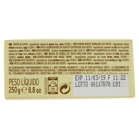 De Cecco Sorpresine n° 611 all'Uovo 250 g