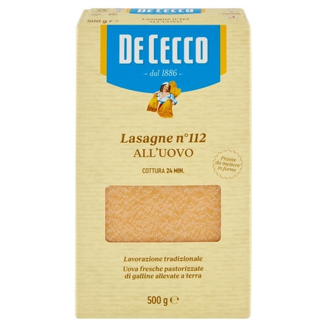 De Cecco Lasagne n°112 all'Uovo 500 g