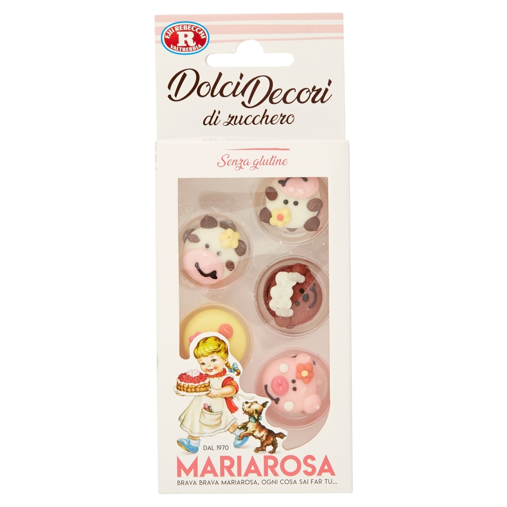 Mariarosa Dolci Decori di zucchero 12 Decori 10 g