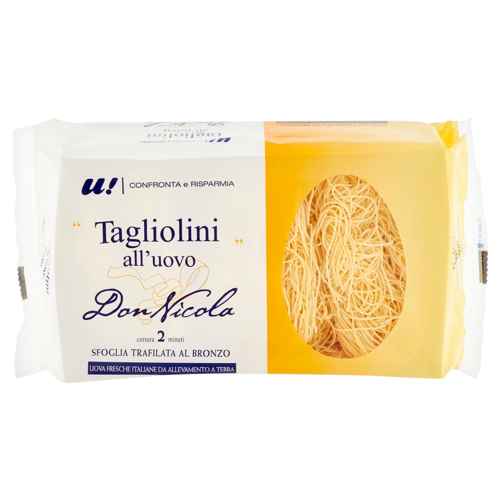Tagliolini all'Uovo U! Confronta e Risparmia