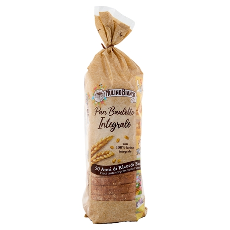 Mulino Bianco Pan Bauletto Integrale Pane ideale per panini 400g