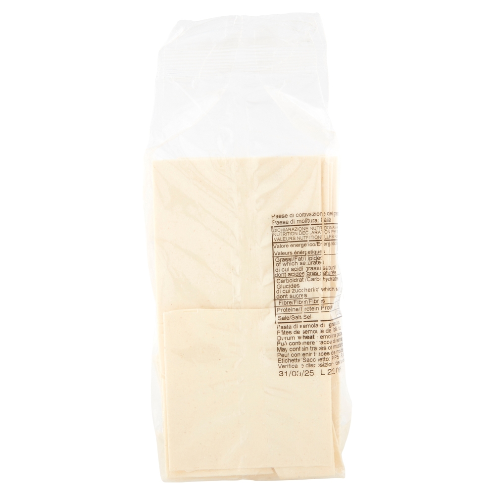 Pastificio Artigianale Alta Valle Scrivia Pasta di Semola di Grano Duro Lasagne 500 g