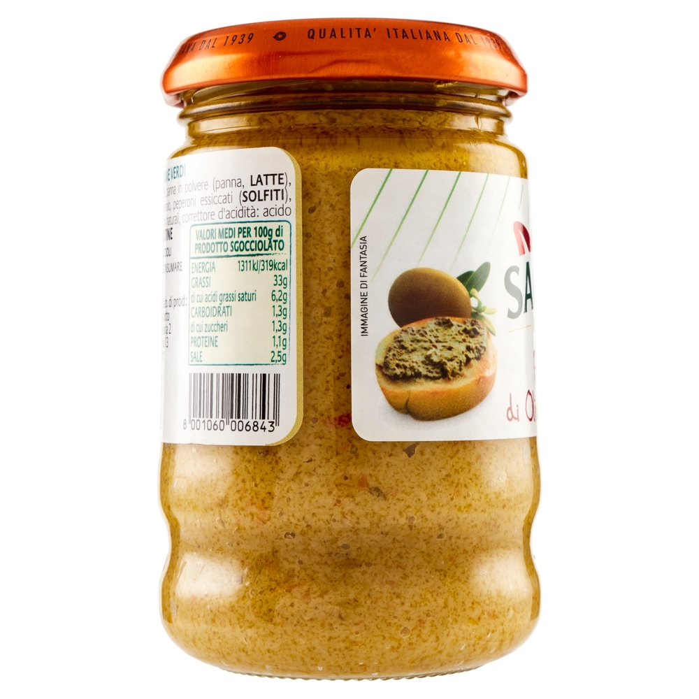 Saclà Patè di Olive Verdi 190 g