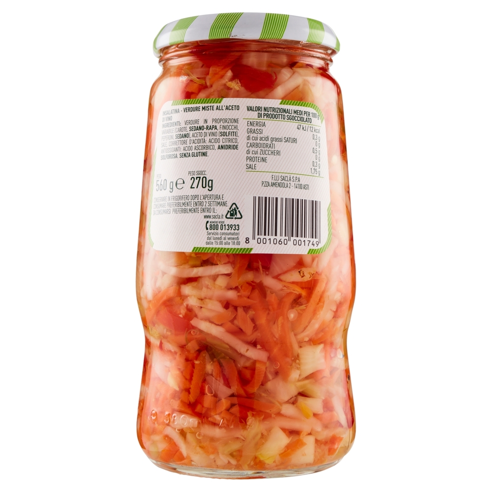 Saclà Acetelli Insalatina 560 g