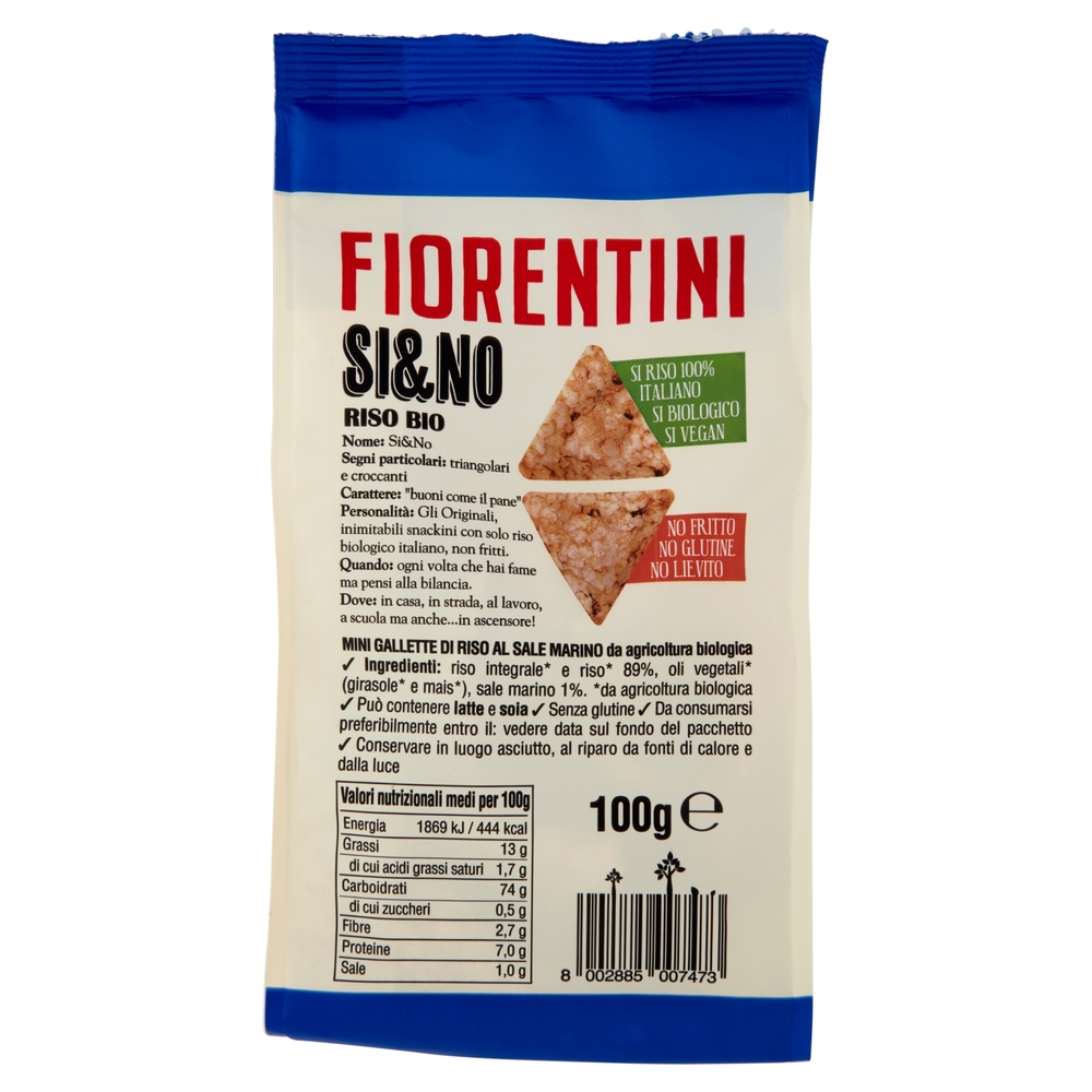 Fiorentini gli Originali Si&No Riso Bio 100 g