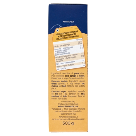 il Molino Chiavazza Couscous Grana Media 500 g