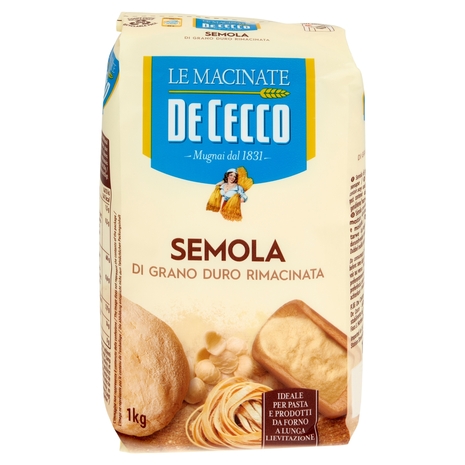 De Cecco Le Macinate Semola di Grano Duro Rimacinata 1 Kg