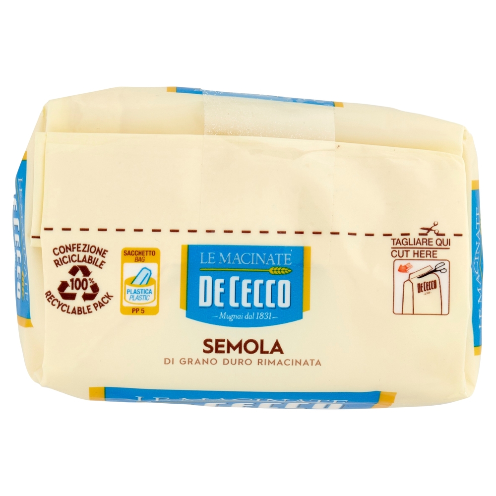 De Cecco Le Macinate Semola di Grano Duro Rimacinata 1 Kg