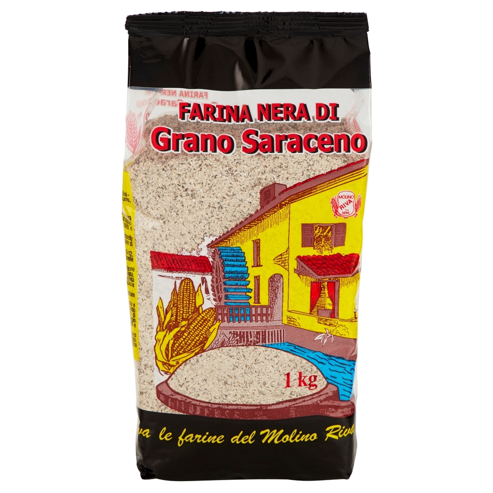 Molino Riva Farina nera di Grano Saraceno 1 kg