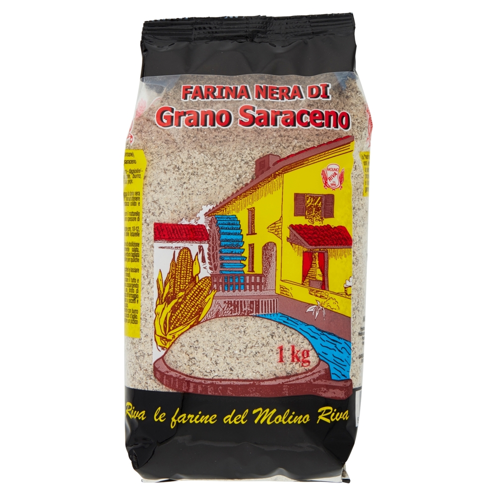Molino Riva Farina nera di Grano Saraceno 1 kg