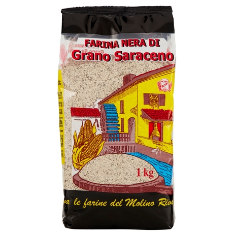 Molino Riva Farina nera di Grano Saraceno 1 kg