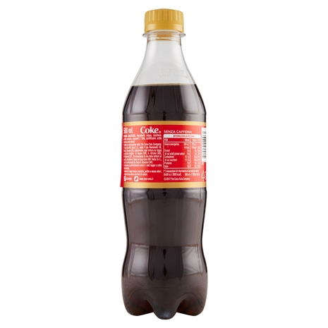 Coca-Cola senza Caffeina bottiglia di plastica 500 ml
