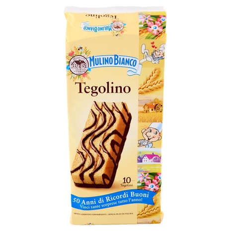 Mulino Bianco Tegolino Merenda senza Additivi Conservanti 350 g