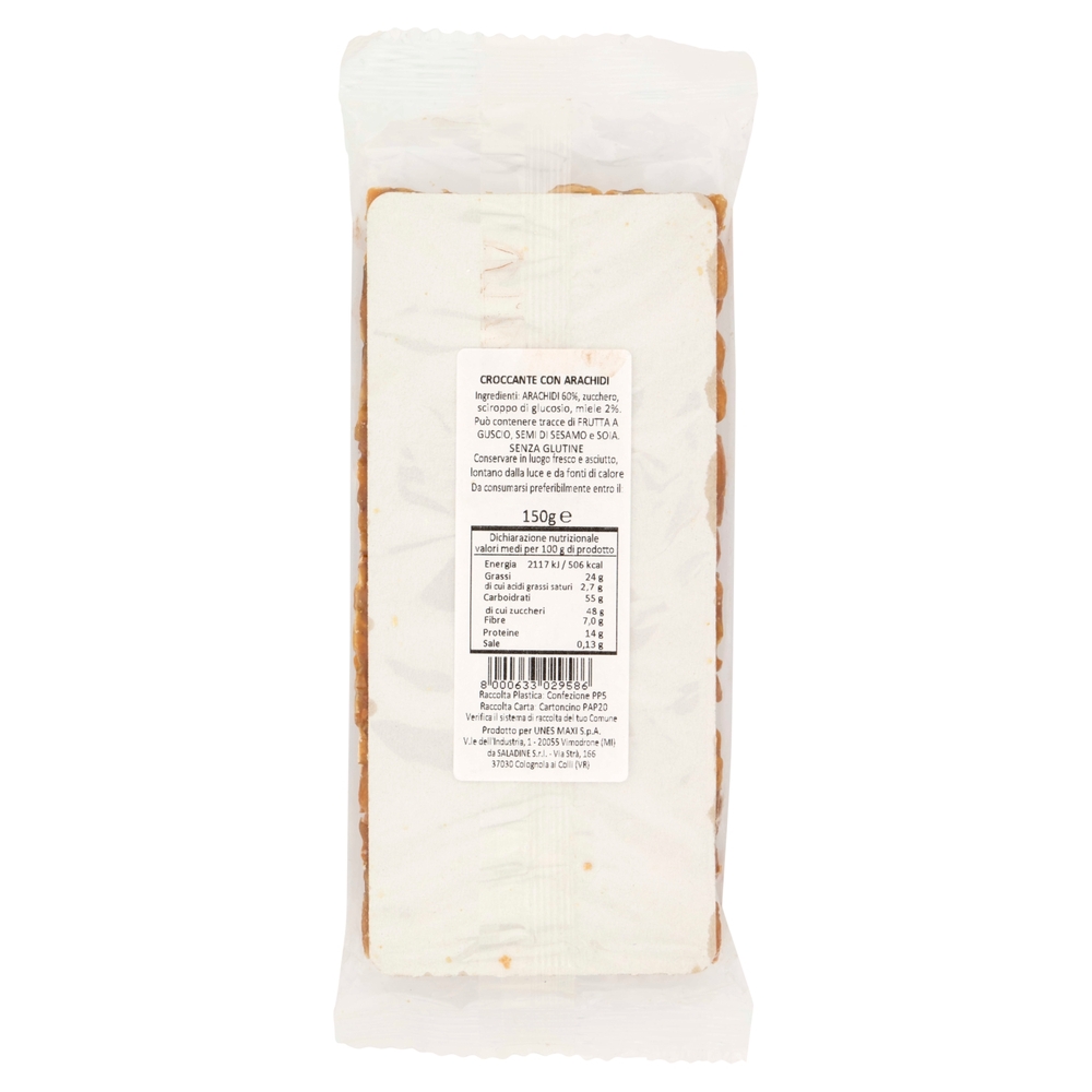 Croccante Arachidi Il Viaggiator Goloso