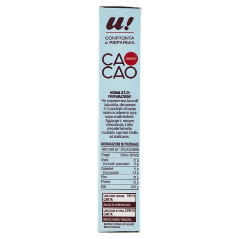 Cacao Amaro U! Confronta e Risparmia