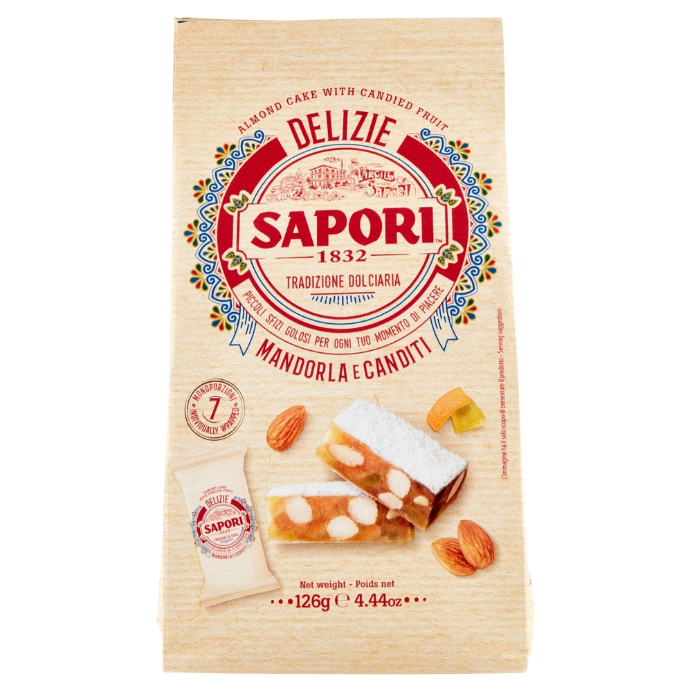 Sapori Delizie Mandorla e Canditi 126 g