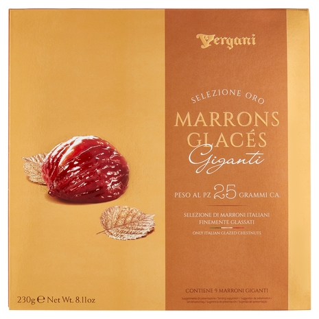 Vergani Selezione Oro Marrons Glacés Giganti 230 g