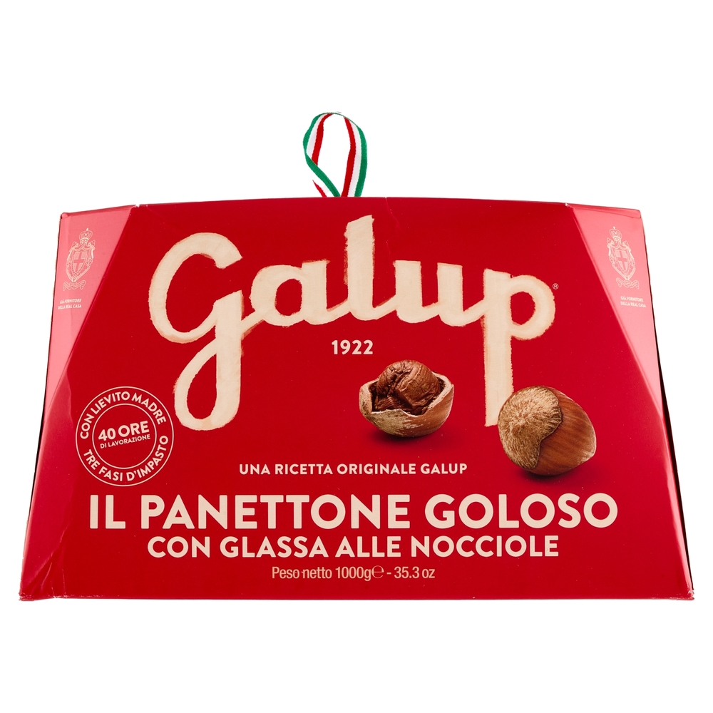 Galup il Panettone Goloso con Glassa alle Nocciole 1000 g